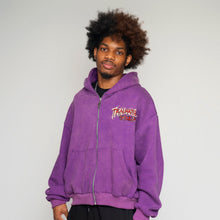 Load image into Gallery viewer, Purple TS World Tour Zip Up Hoodie
