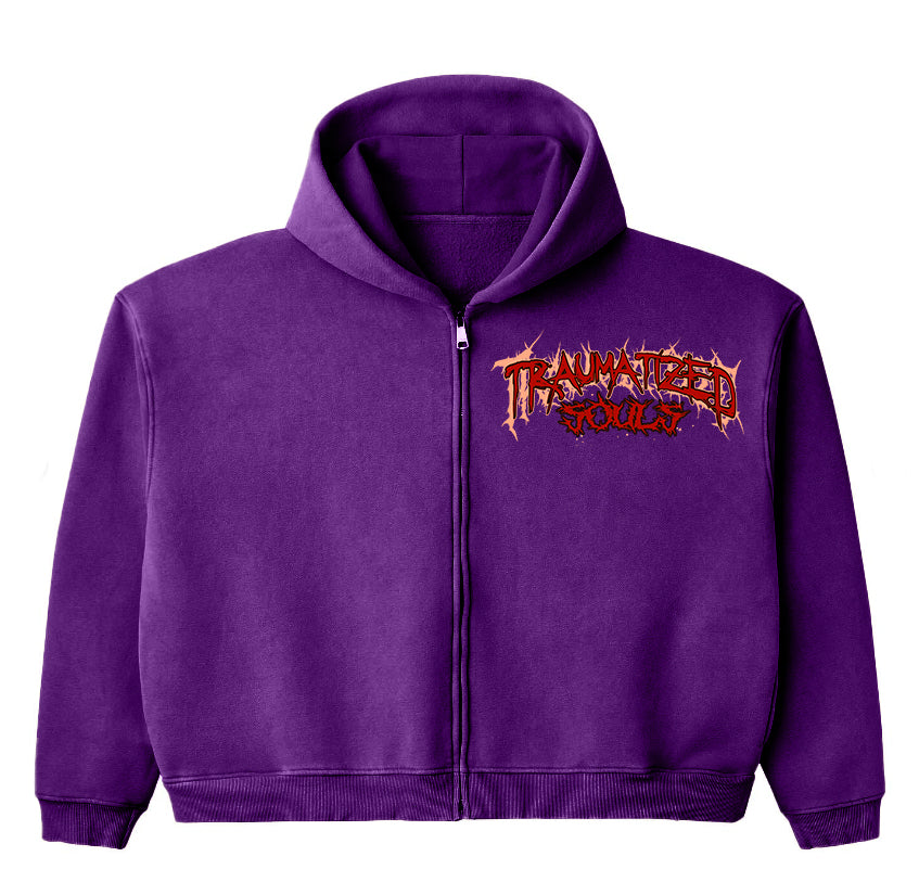 Purple TS World Tour Zip Up Hoodie